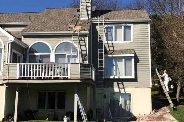 Deck painting in Chadds Ford PA