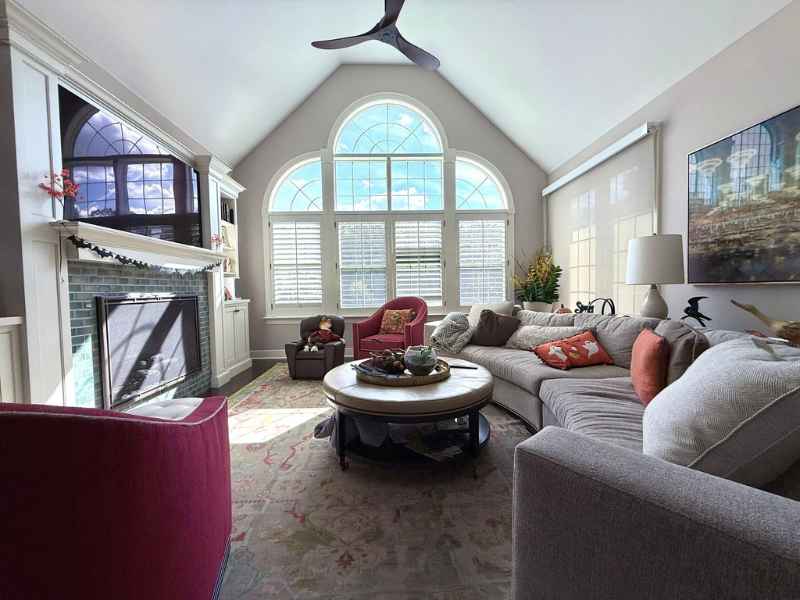 Interior painting in Chadds Ford PA colonial home showing wall wear indicators